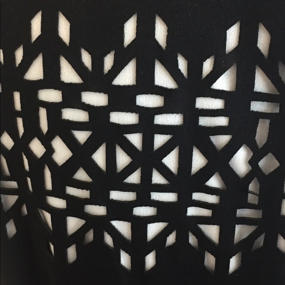 WHBM sleeveless LBD with laser cut details size 10 - Picture 7 of 16